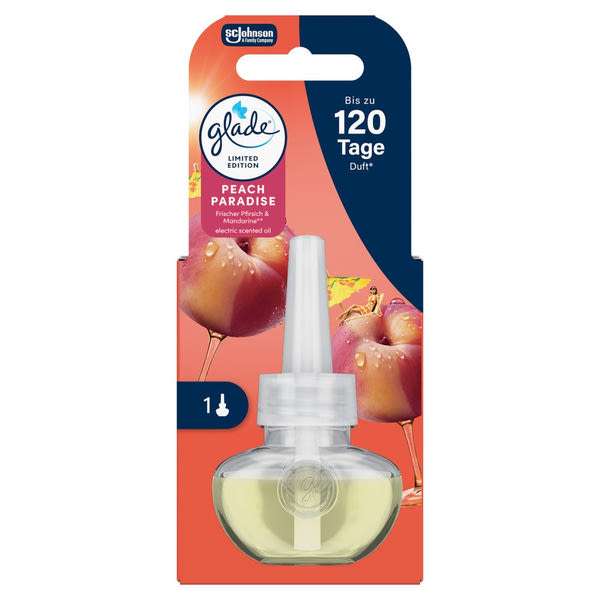 Glade Peach Paradise elektromos légfrissítő utántöltő - 20 ml
