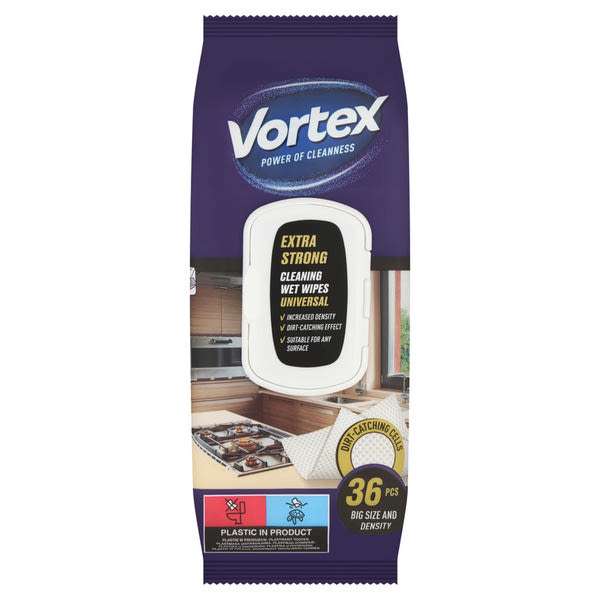 Vortex univerzális nedves törlőkendő - 36 db