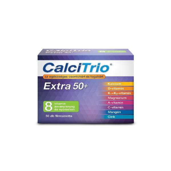CalciTrio Extra 50+ filmtabletta - 50 db