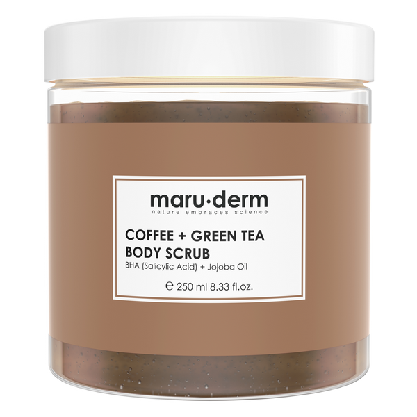 Maruderm kávé + zöld tea testradír szalicilsavval + jojoba olajjal - 250 ml