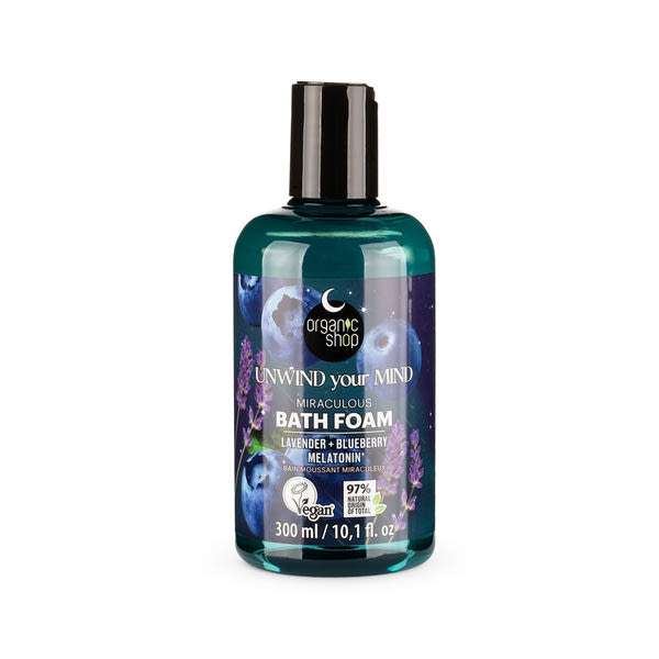 Organic Shop Varázslatos habfürdő levendulával, áfonyával és melatoninnal - 300 ml