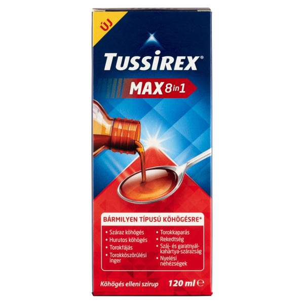 Tussirex Max 8in1 szirup - 120 ml