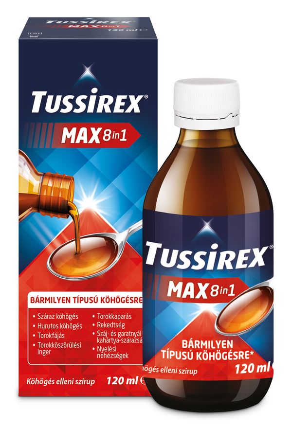 Tussirex Max 8in1 szirup - 120 ml