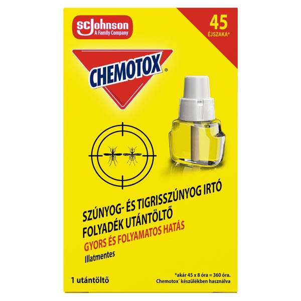 Chemotox elektromos szúnyogirtó utántöltő - 27 ml