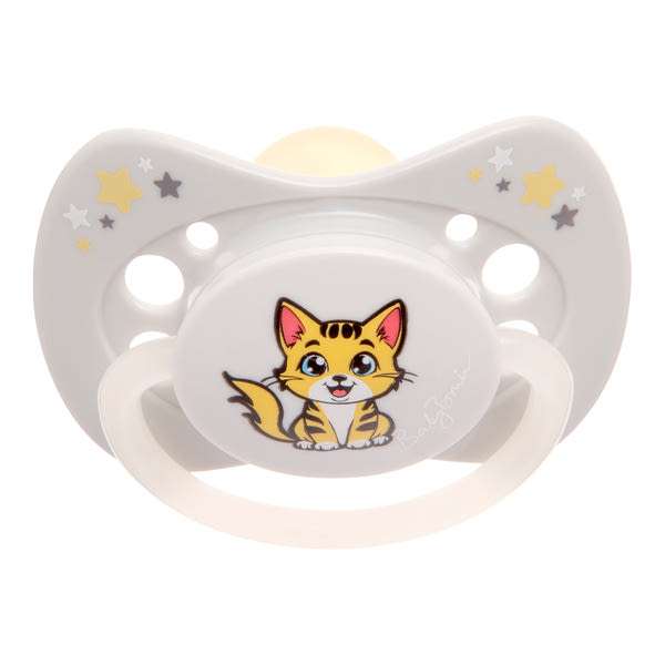 BabyBruin világító latex játszócumi 2-es méret - 1 db