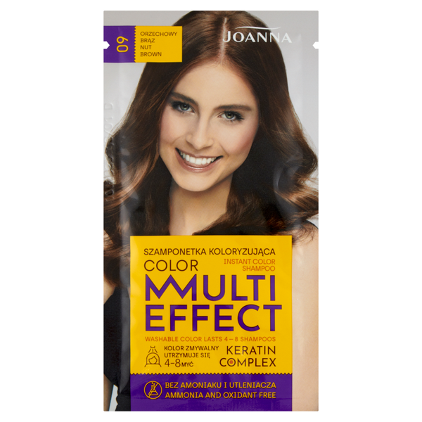 Joanna Multi Effect Color hajszínező /09 mogyoró barna - 35 g