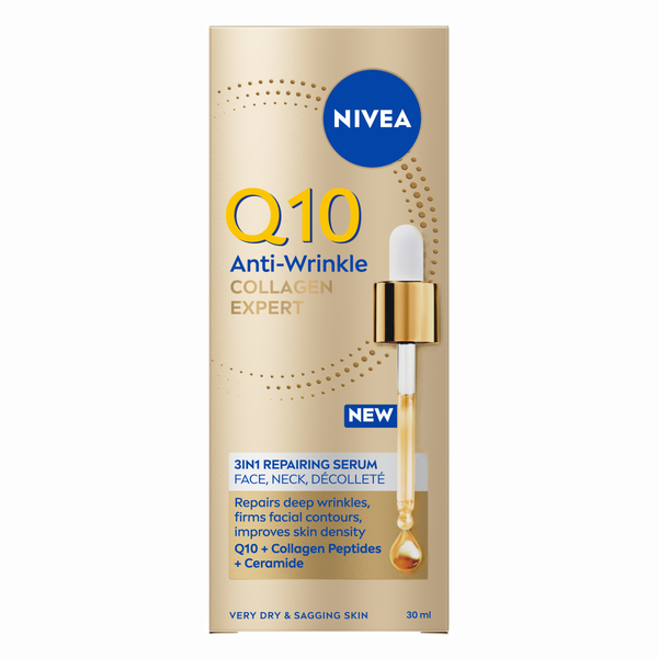 Nivea Q10 Collagen Expert 3 az 1-ben regeneráló szérum - 30 ml
