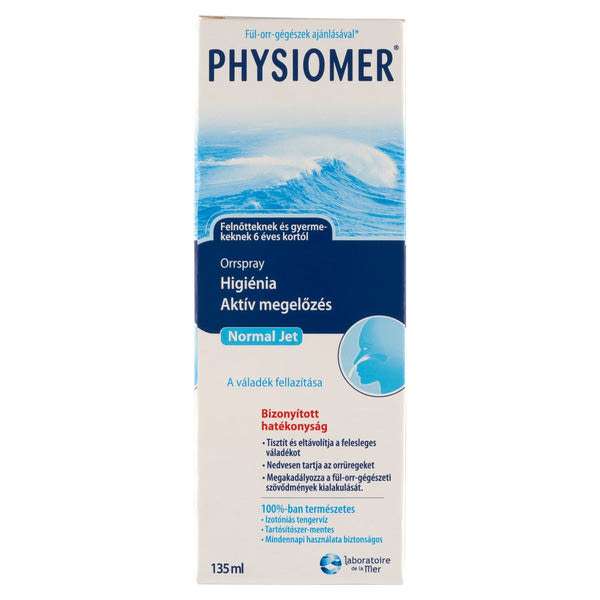 Physiomer orröblítő oldat felnőtteknek - 135 ml