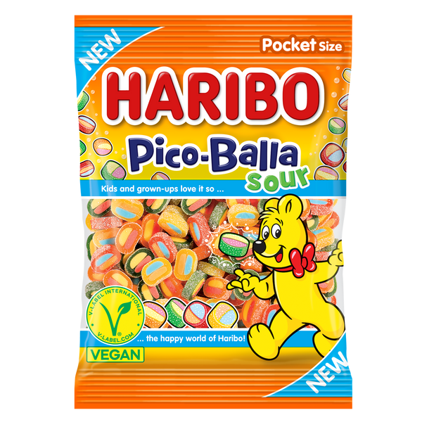 Haribo Pico Balla Sour gumicukor - 80 g