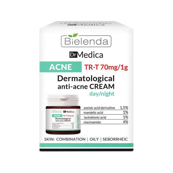 Bielenda Dr Medica Acne Dermatological akné elleni arckrém nappalra és éjszakára - 50 ml
