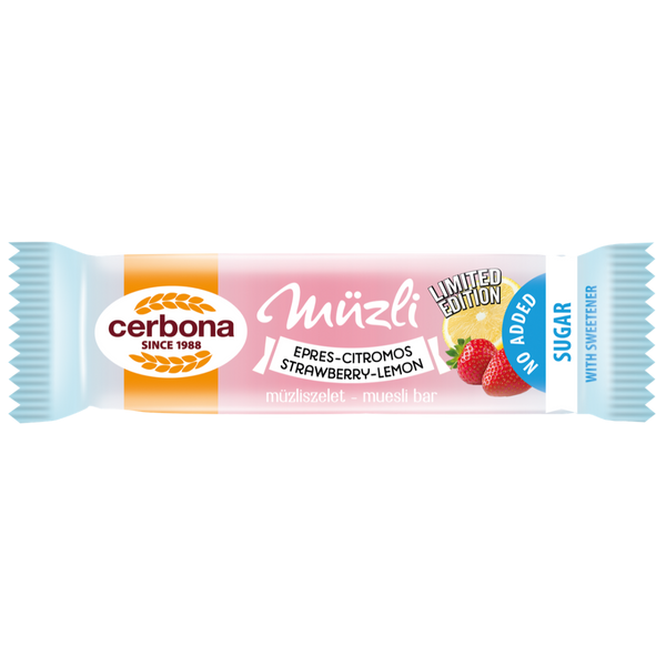 Cerbona epres-citromos müzliszelet - 20 g