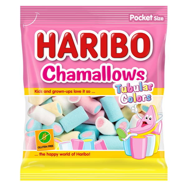 Haribo Chamallows Tubular Colors habcukor - 90 g