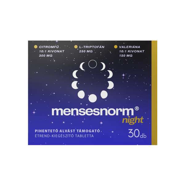 Mensesnorm Night pihentető alvást támogató tabletta - 30 db