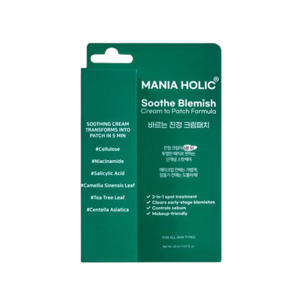 Mania Holic Soothe Blemish pattanáskezelő krém - 20 ml