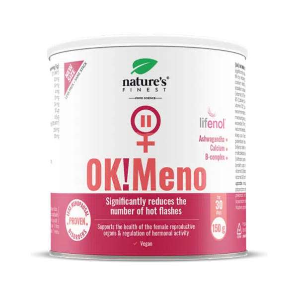 Nature's Finest Ok! Meno italpor nők számára kifejlesztve Lifenol® formulával - 150 g