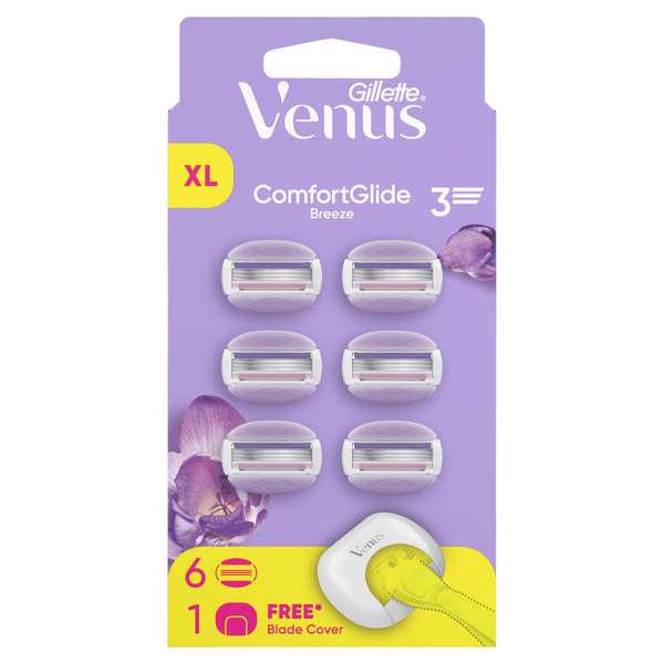 Gillette Venus ComfortGlide női borotvabetét 3 pengés - 6 db