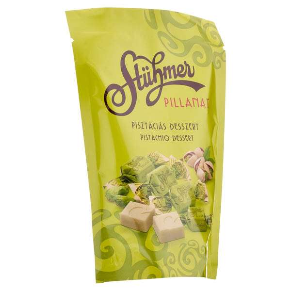 Stühmer Pillanat pisztáciás krémmel töltött fehércsokoládé - 100 g