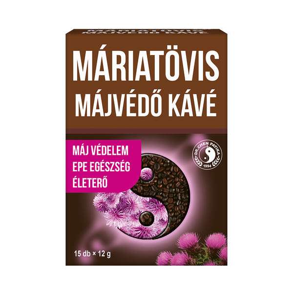 Dr. Chen Patika Máriatövis Májvédő instant kávé - 15 db