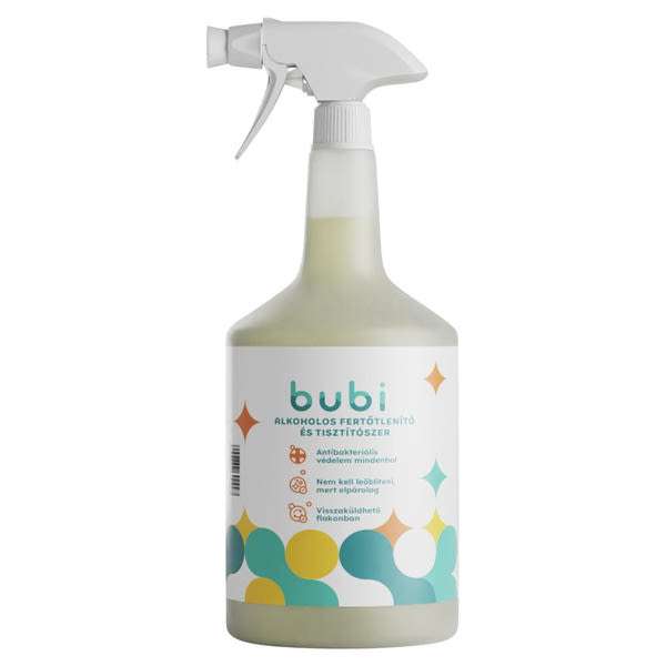 Biobubi alkoholos fertőtlenítő spray - 750 ml