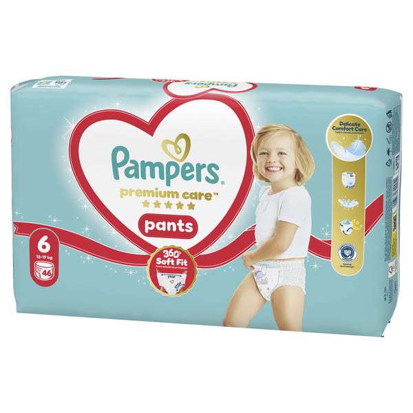 Pampers Premium Care Pants bugyipelenka 6-os méret 13-19 kg - 46 db