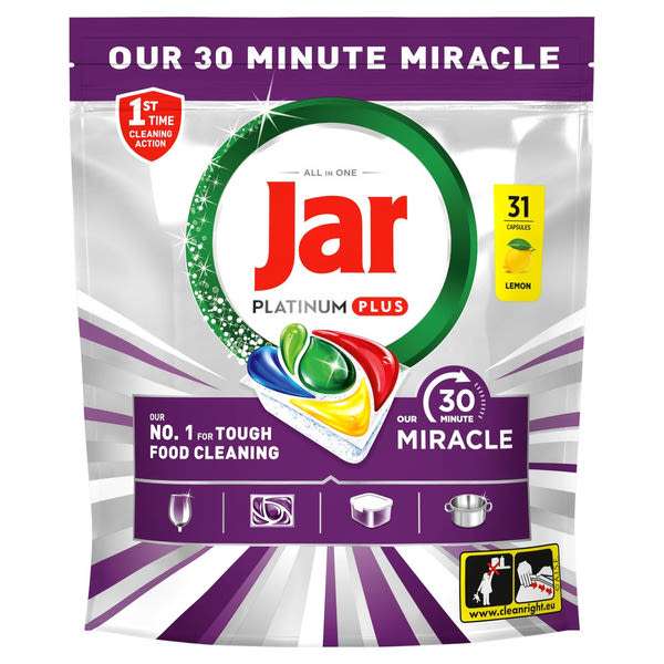 Jar Our 30 Minute Miracle Platinum Plus mosogatógép kapszula - 31 db