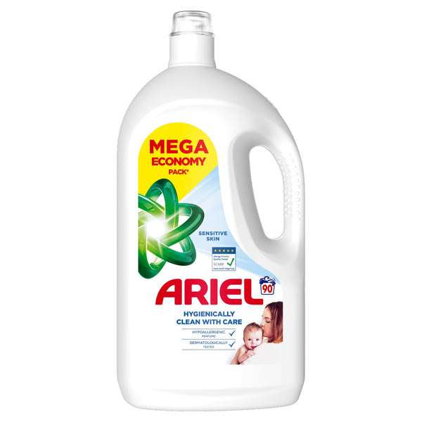 Ariel Sensitive folyékony mosószer 90 mosás - 4050 ml