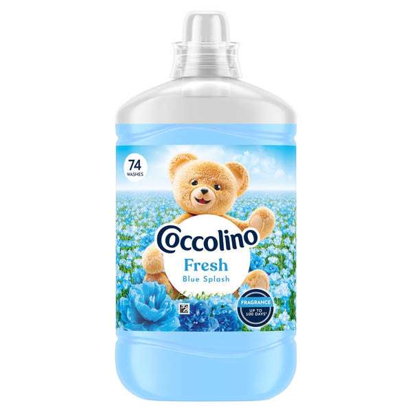Coccolino Blue Splash öblítő 74 mosás - 1702 ml