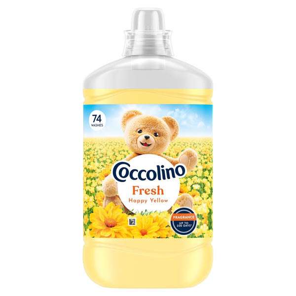 Coccolino Happy Yellow öblítő 74 mosás - 1702 ml