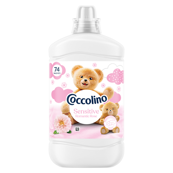 Coccolino Sensitive Romantic Rose öblítő 74 mosás - 1702 ml