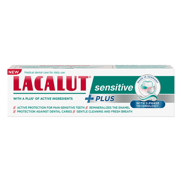Lacalut Sensitive Plus fogkrém - 75 ml