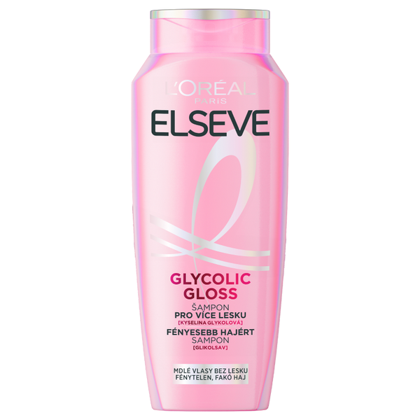 Elseve Glycolic Gloss sampon az azonnali fényességért - 250 ml