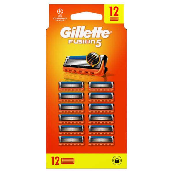 Gillette Fusion5 borotvabetét 5 pengés - 12 db