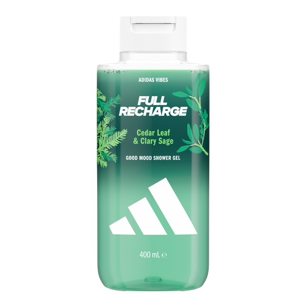 Adidas Vibes Full Recharge férfi tusfürdő - 400 ml