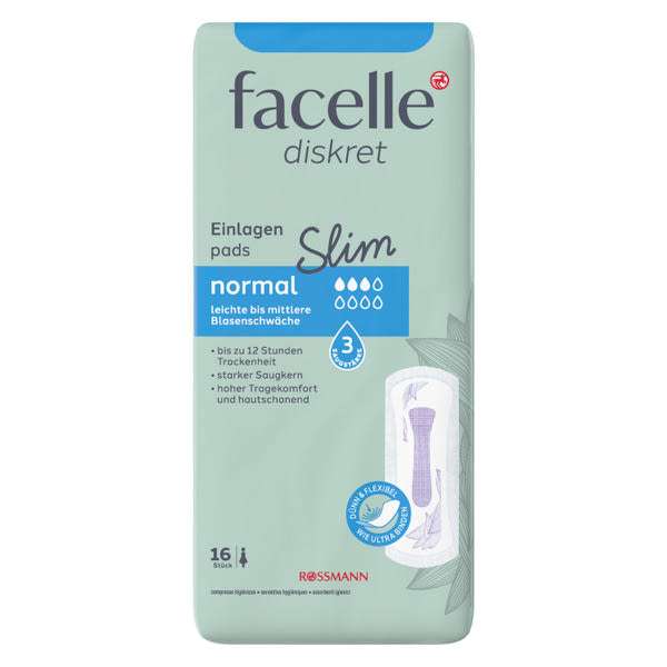Facelle Diskret Slim Normal intim higiéniai betét - 16 db