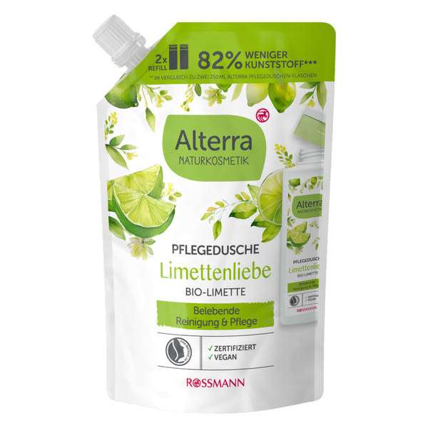 Alterra Limettenliebe tusfürdő utántöltő - 500 ml