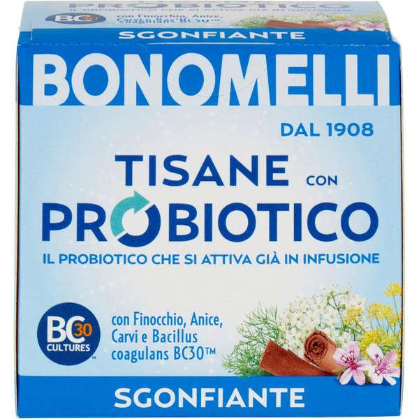 Bonomelli puffadást csökkentő probiotikum tartalmú gyógytea - 20 g
