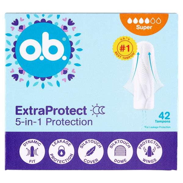 o.b. ExtraProtect Super tampon - 42 db