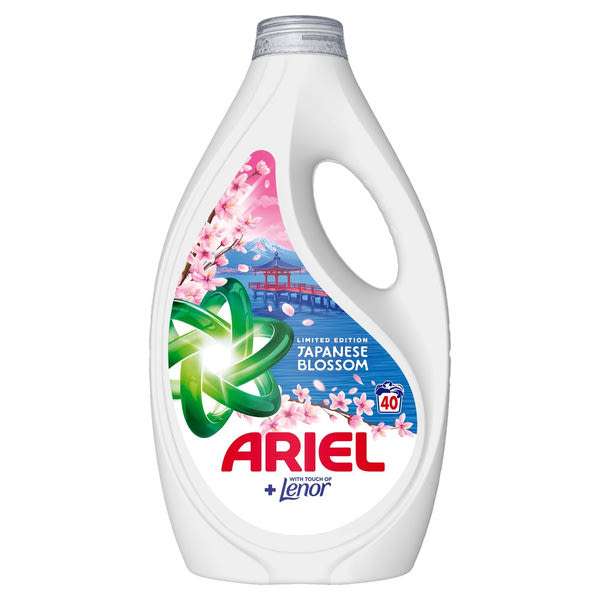 Ariel Japanese Blossom folyékony mosószer 40 mosás - 1800 ml