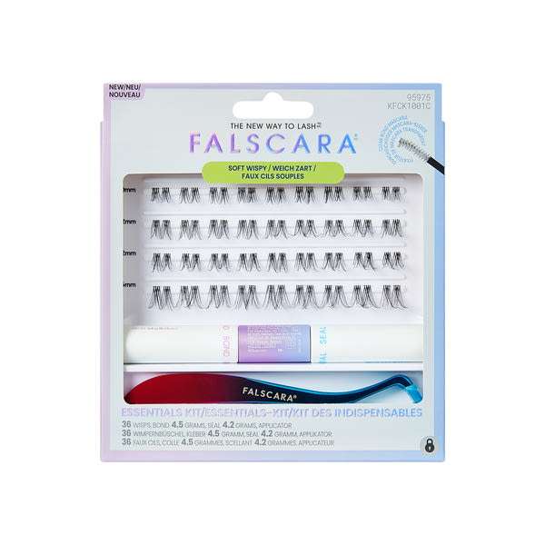 Kiss Falscara Starter Kit műszempilla /01 - 1 db