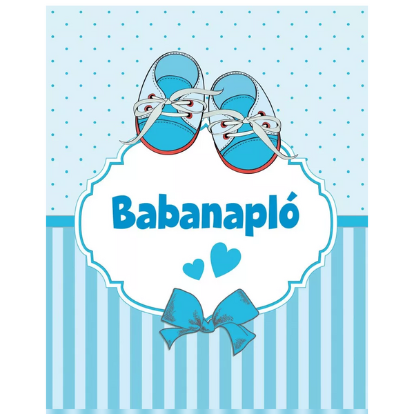 Babanapló kisfiú mintával - 1 db