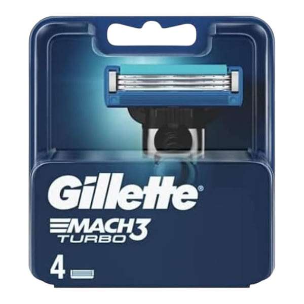 Gillette Mach3 Turbo borotvapenge - 4 db