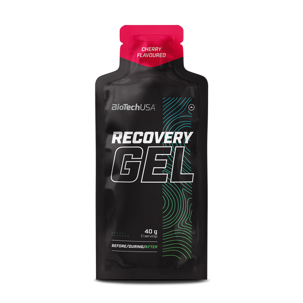 BioTechUSA Recovery Gel étrend-kiegészítő gél cseresznye ízben - 40 g