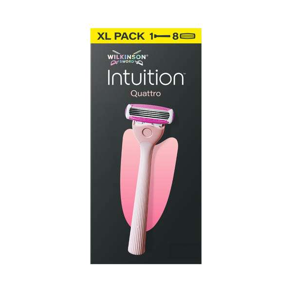 Wilkinson Intuition Quattro borotvakészülék 8 db betéttel 4 pengés - 1 db