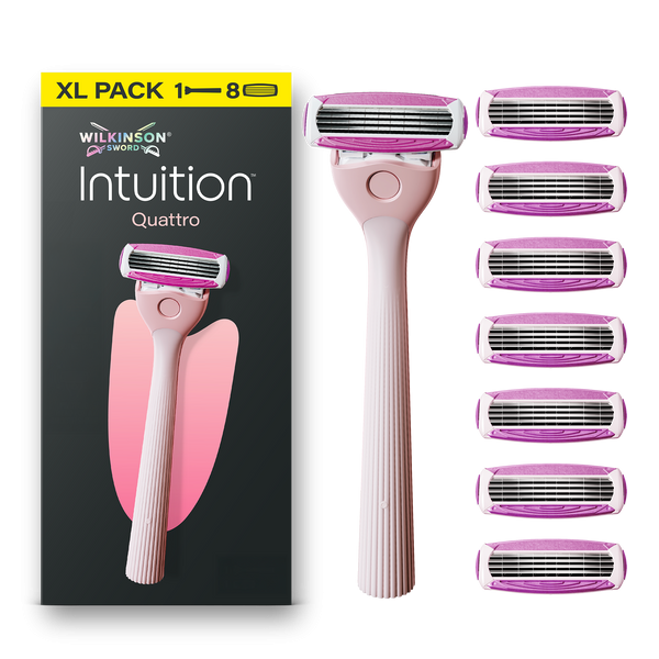 Wilkinson Intuition Quattro borotvakészülék 8 db betéttel 4 pengés - 1 db