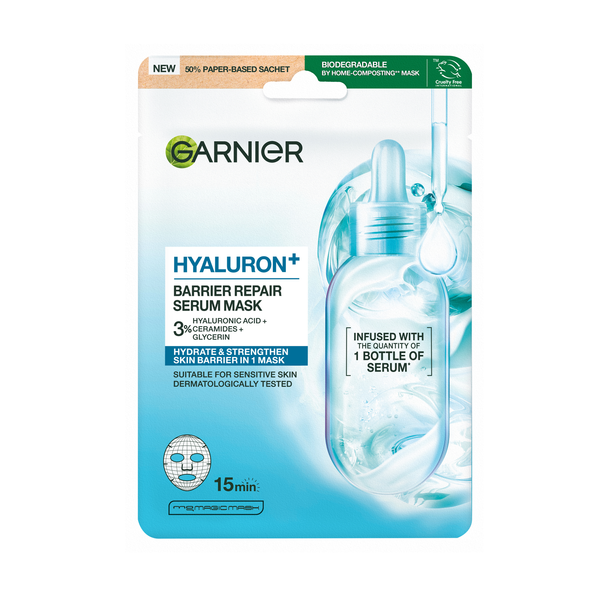 Garnier Hyaluron+ textilmaszk hialuronsavval - 28 g