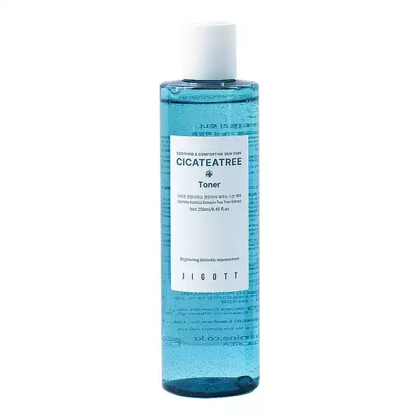 Jigott CicaTeaTree bőrnyugtató tonik Centella Asiatica és teafa kivonattal - 250 ml