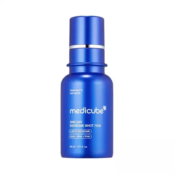 Medicube One Day Exosome Shot mikrotűs pórusszabályzó és regeneráló szérum exoszómákkal (7500 ppm) - 30 ml