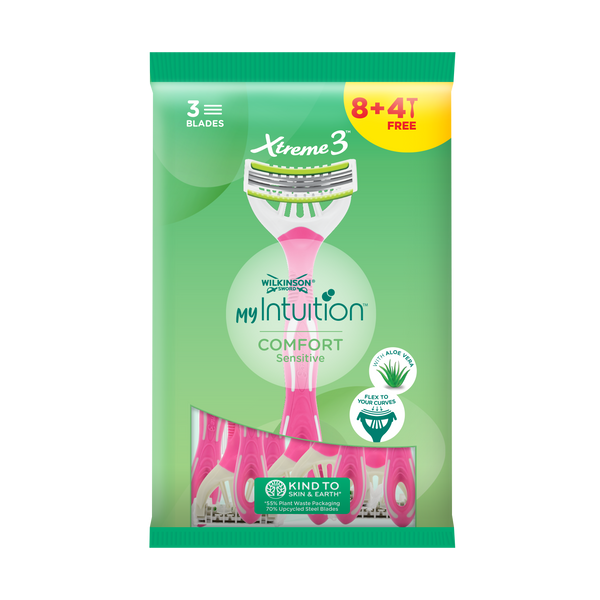 Wilkinson Sword My Intuition Xtreme 3 Comfort Sensitive eldobható borotva - 12 db