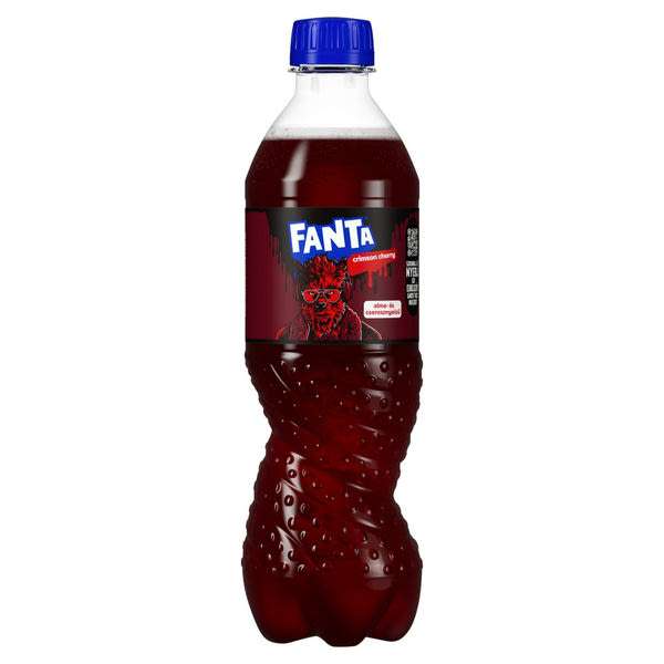 Fanta energiaszegény alma- és cseresznyeízű szénsavas üdítőital cukorral és édesítőszerekkel - 500 ml