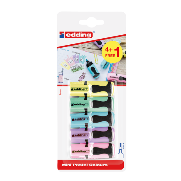 Edding mini szövegkiemelő pasztell színekben - 1 db